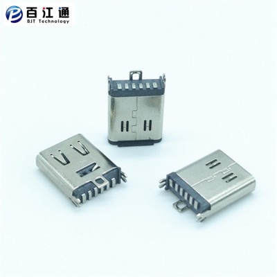 type-c立贴母座6P L=10.0-10.5