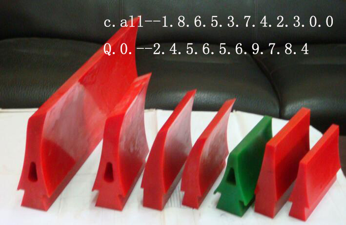 聚氨酯高分子刮片可定制清扫器消耗品配件