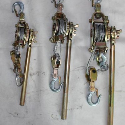 双钩紧线器 钢绞线丝绳紧线器棘轮日式双钩紧线器