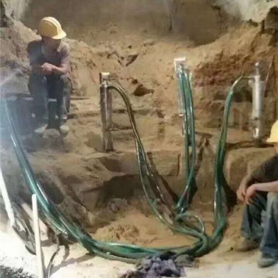 深圳深井岩石破碎设备液压分裂机