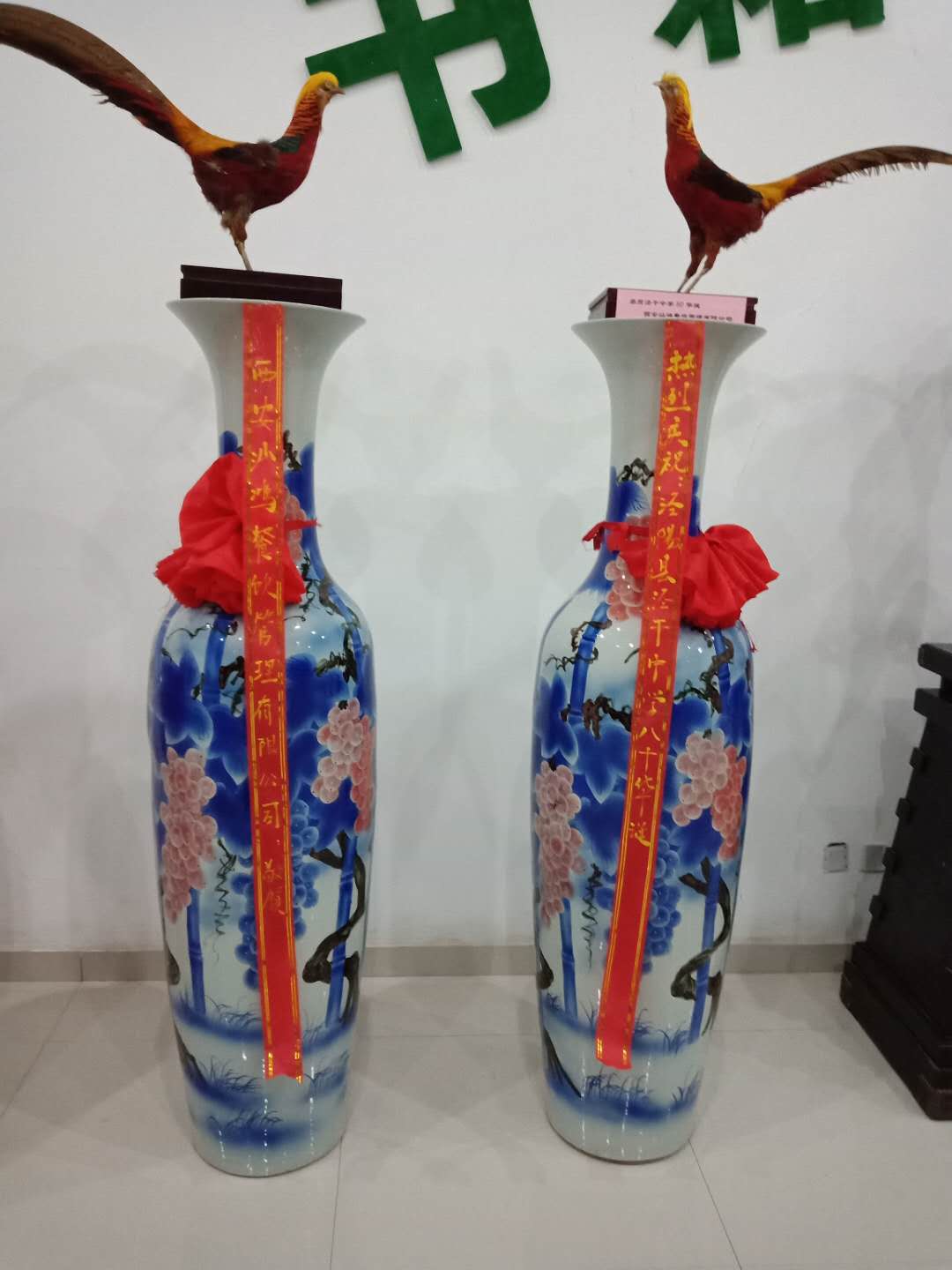 陕西开业青花瓷大花瓶直销厂家