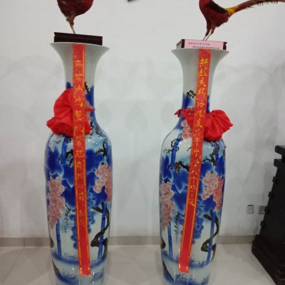 陕西开业青花瓷大花瓶直销厂家