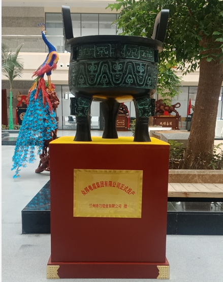 陕西庆典原大青铜克鼎直销厂家