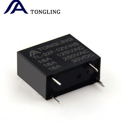 小型功率继电器厂家JQC-32F16A12V4脚24VDC