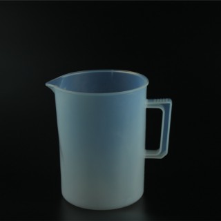 国产PFA透明聚四氟乙烯烧杯带手柄大规格2000ml