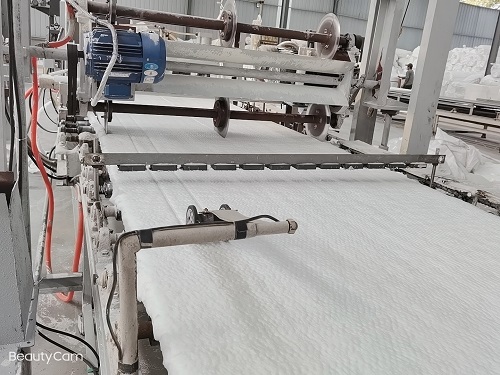 阻燃耐火纤维毯 管道保温材料50mm厚标准陶瓷纤维毯