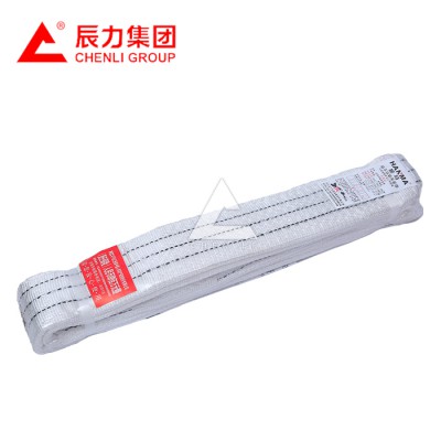 白色吊装带 1-10吨 起重扁平吊带 辰力厂家