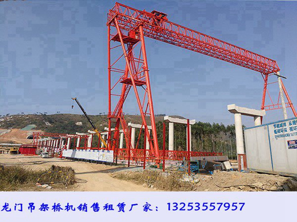 河北沧州龙门吊出租厂家100吨轨道门式起重机价格