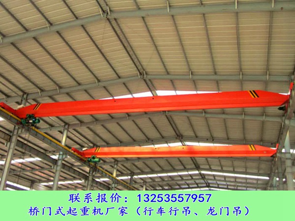 湖北孝感行车行吊厂家6台10吨LD型单梁天车发往黄石