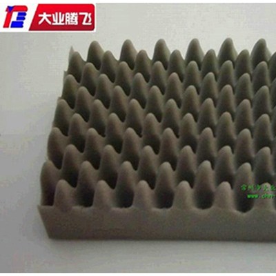 厂家生产大业腾飞机械减震隔音不带胶凹凸海绵